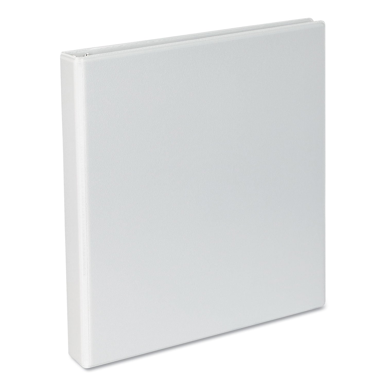 Slant D-Ring View Binder, 3 Rings, 1" Capacity, 11 x 8.5, White, 4/Pack