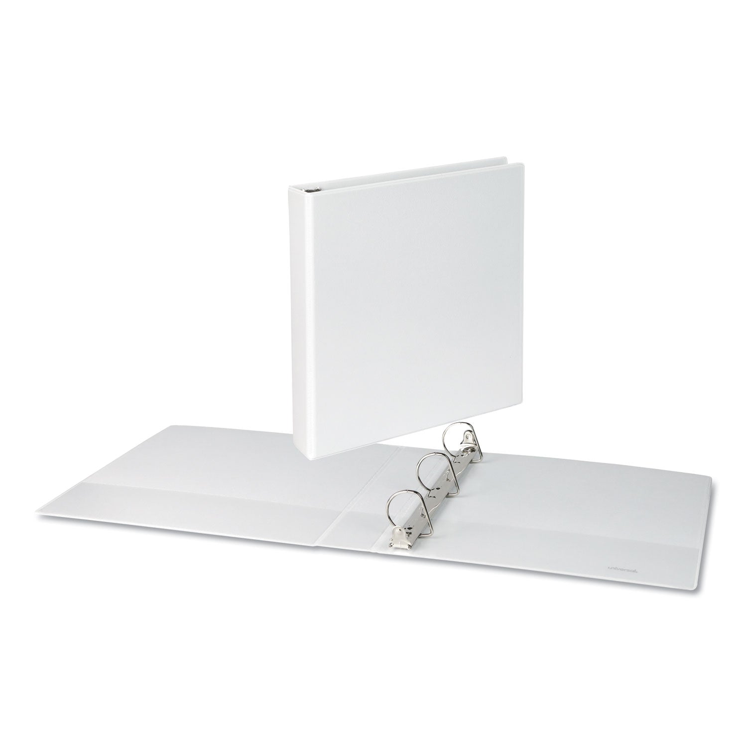 Slant D-Ring View Binder, 3 Rings, 1.5" Capacity, 11 x 8.5, White - 