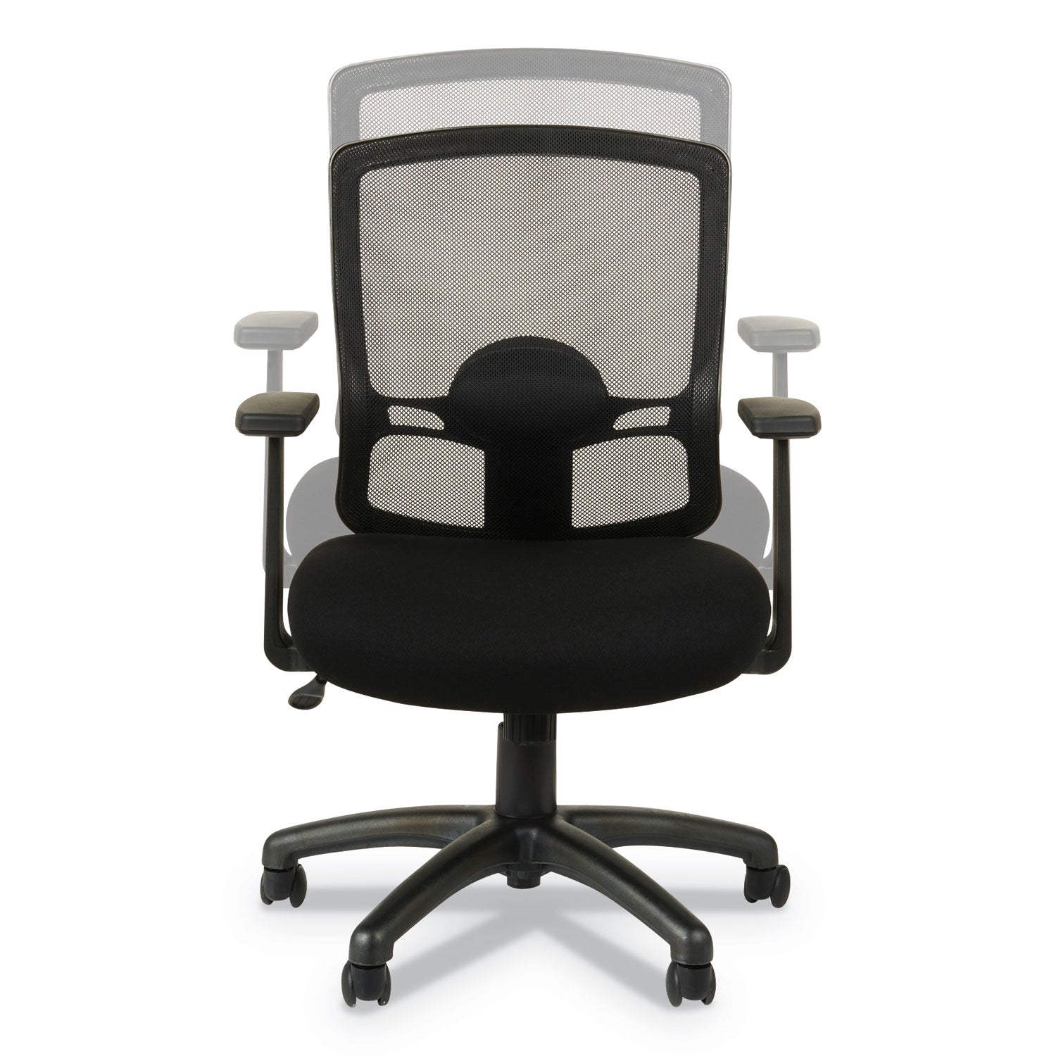 Alera Etros Series Mesh Mid-Back Chair, Supports Up to 275 lb, 18.03" to 21.96" Seat Height, Black