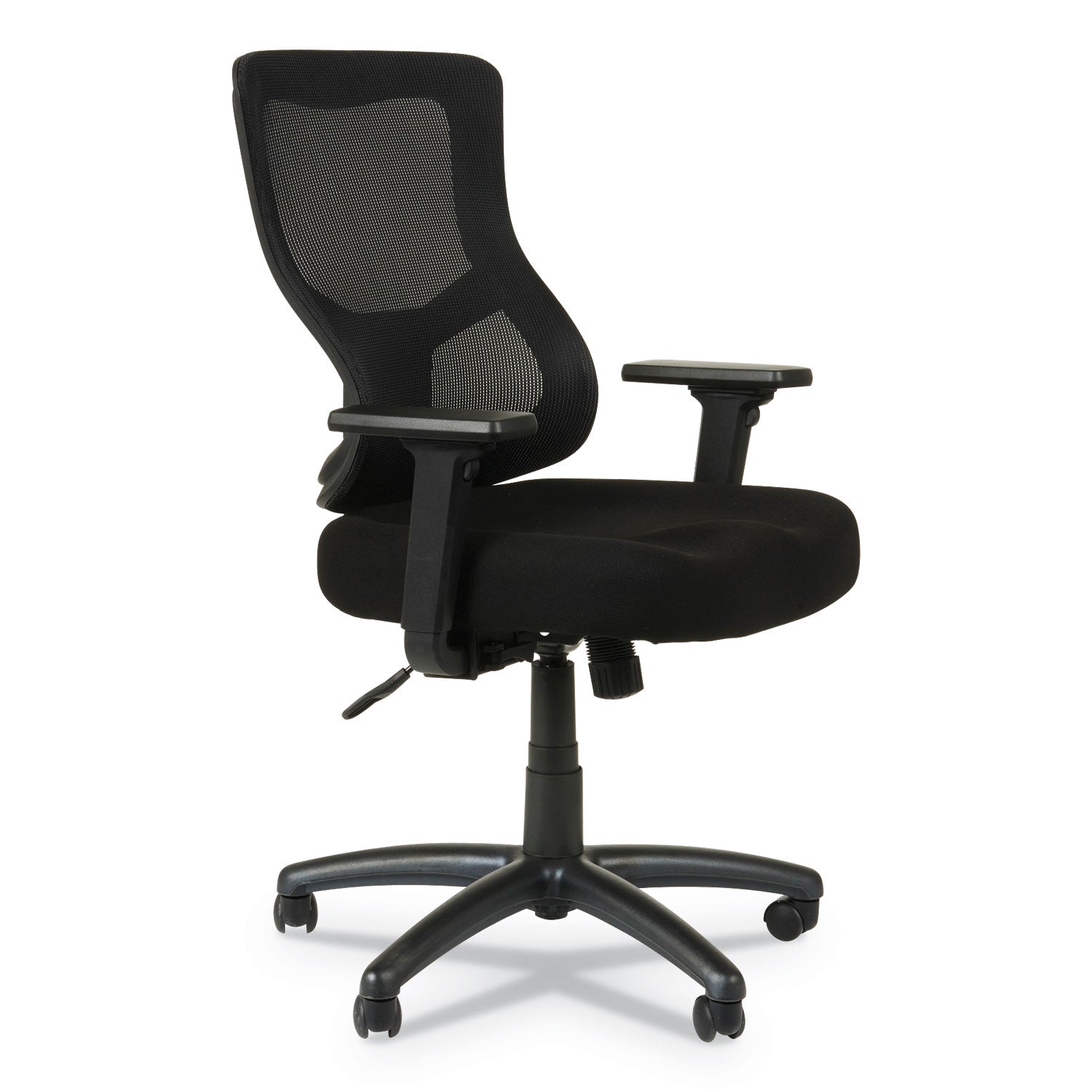 alera-elusion-ii-series-mesh-mid-back-swivel-tilt-chair-adjustable-arms-supports-275lb-1751-to-2106-seat-height-black_aleelt4214f - 2