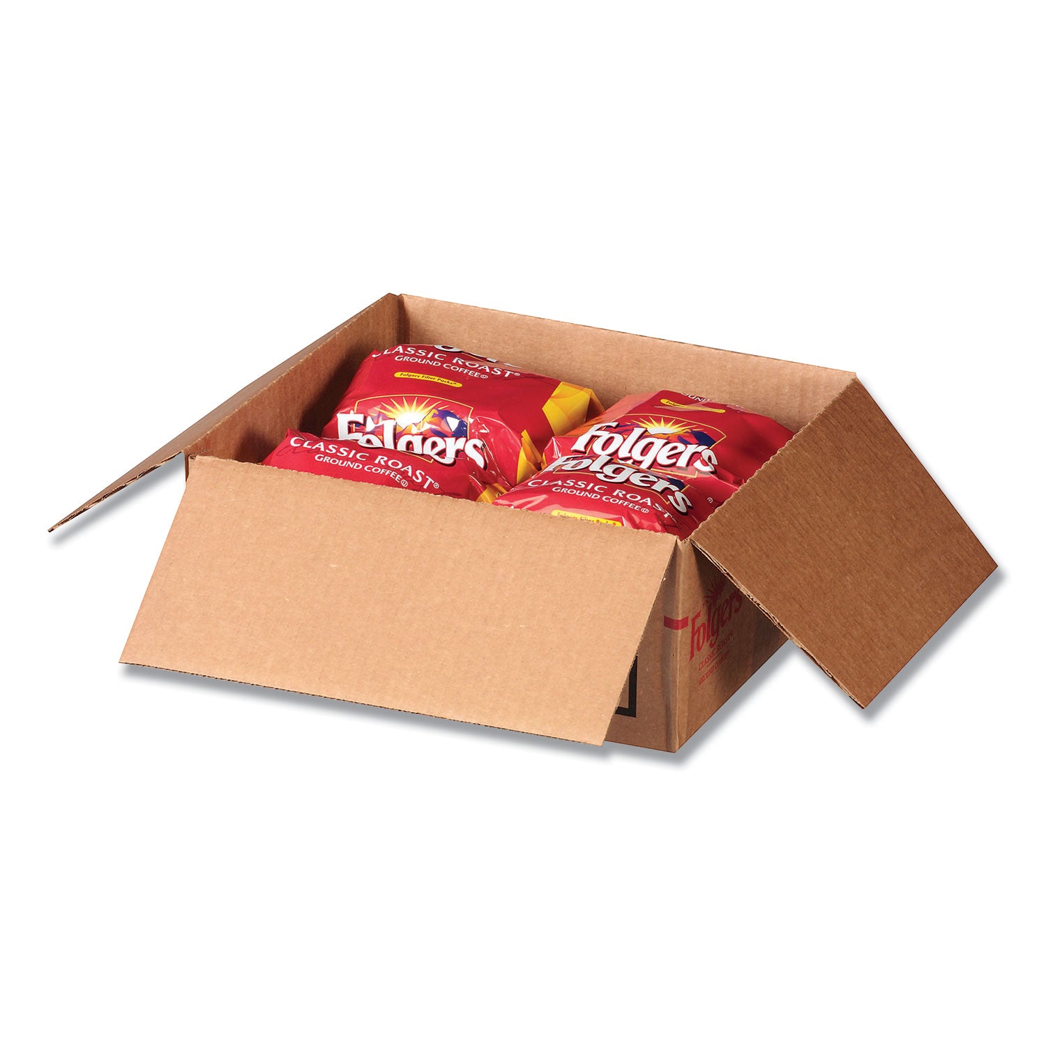 Coffee Filter Packs, Regular, 1.05 oz Filter Pack, 40/Carton - 