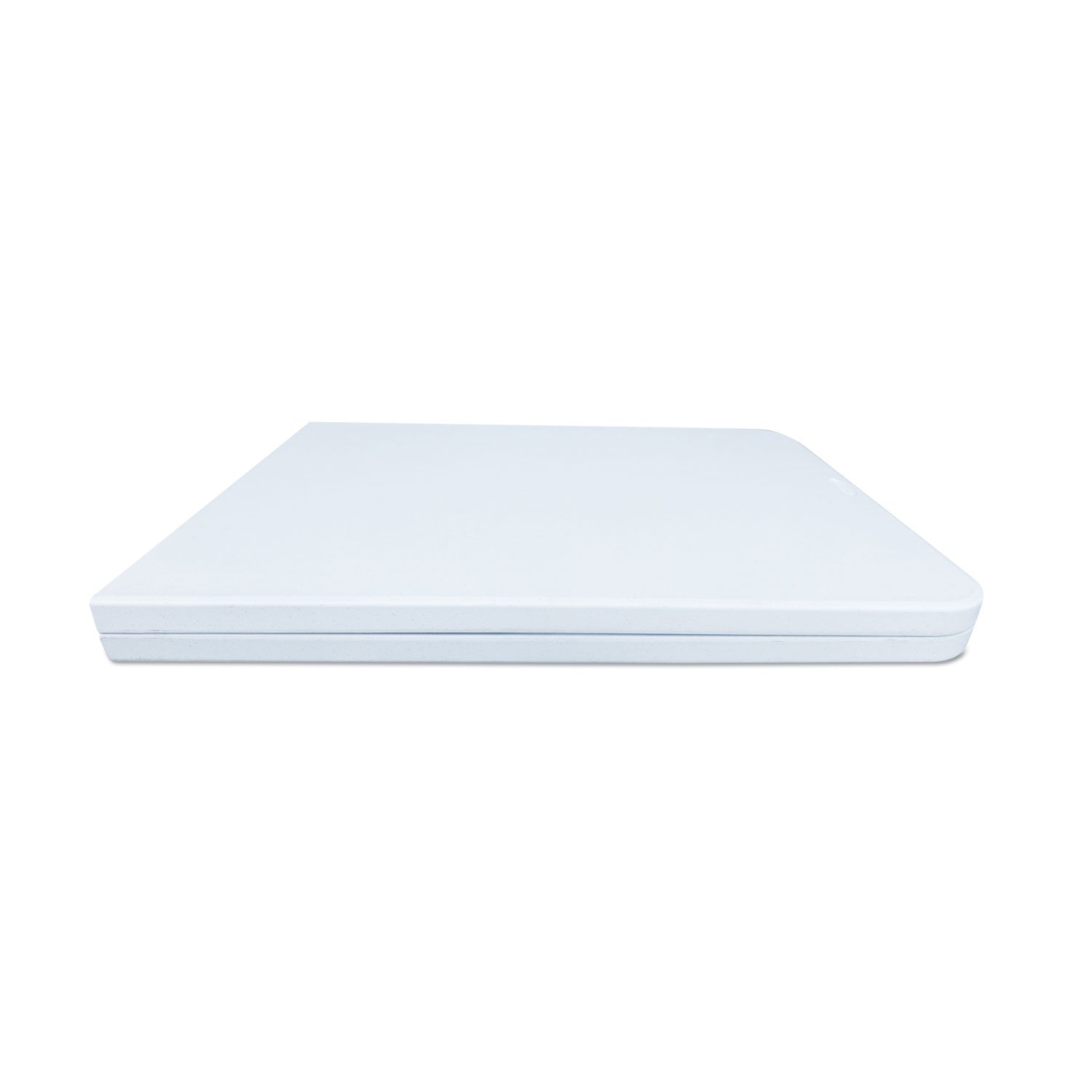 Fold-in-Half Resin Folding Table, Rectangular, 72w x 29.63d x 29.25h, White - 