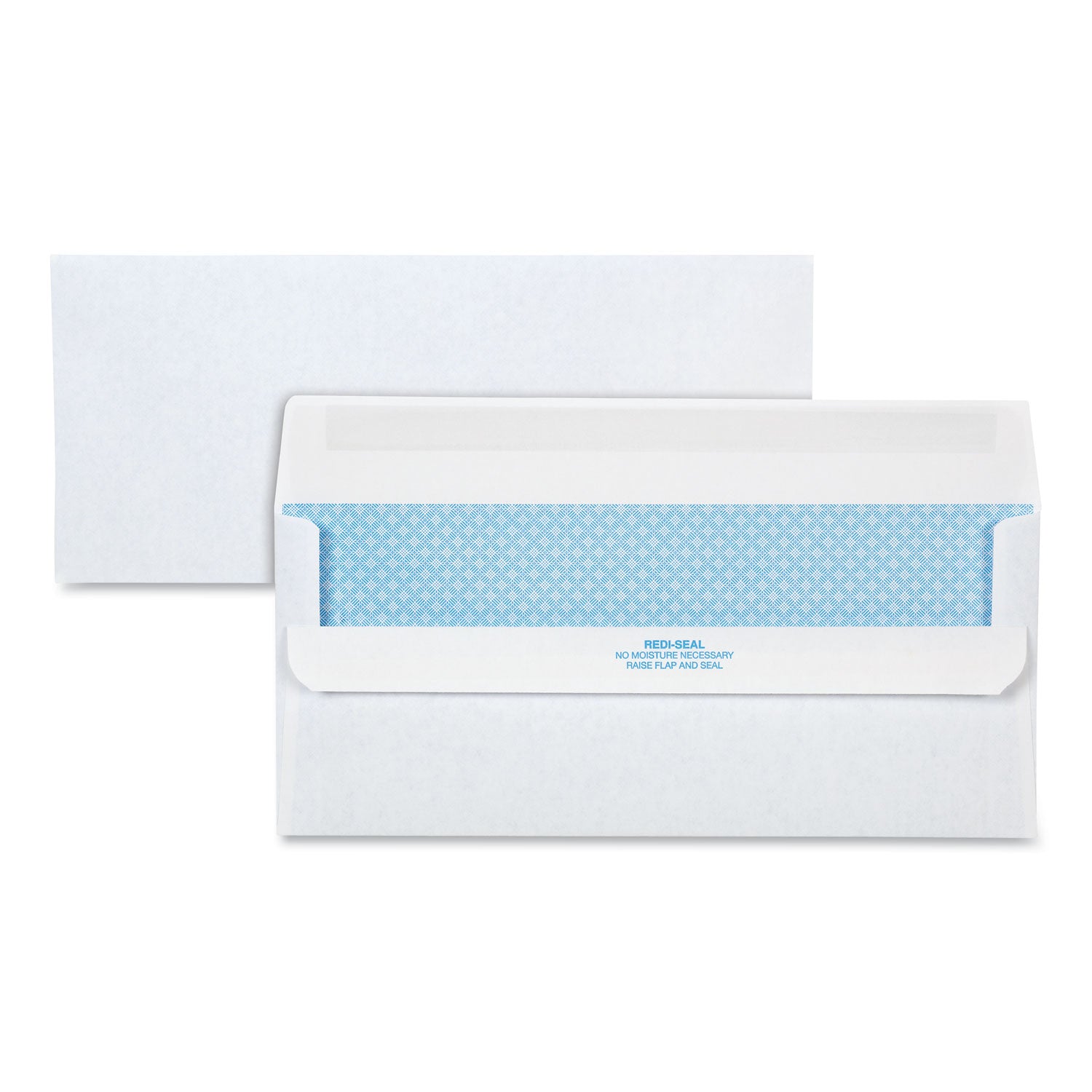 Redi-Seal Security-Tint Envelope, #10, Commercial Flap, Redi-Seal Adhesive Closure, 4.13 x 9.5, White, 500/Box - 