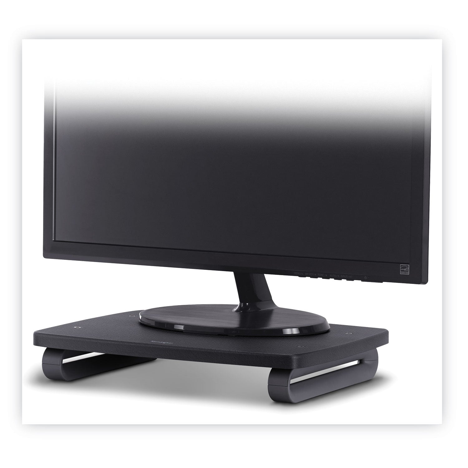 smartfit-monitor-stand-plus-162-x-22-x-3-to-6-black-supports-80-lbs_kmw52786 - 2