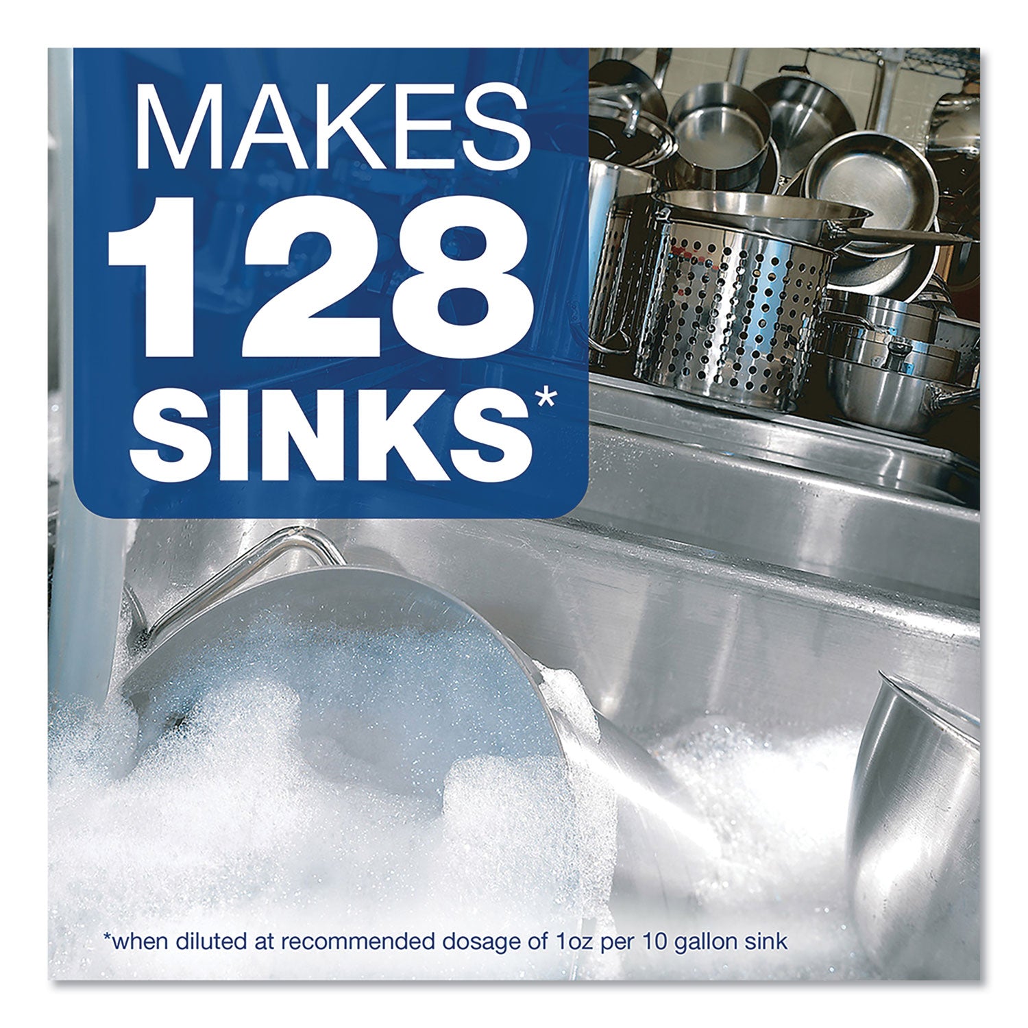 Dishwashing Liquid, Lemon Scent, 1 gal Bottle