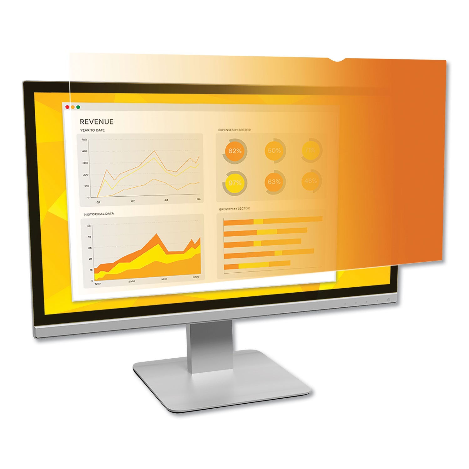 gold-frameless-privacy-filter-for-22-widescreen-flat-panel-monitor-1610-aspect-ratio_mmmgf220w1b - 1
