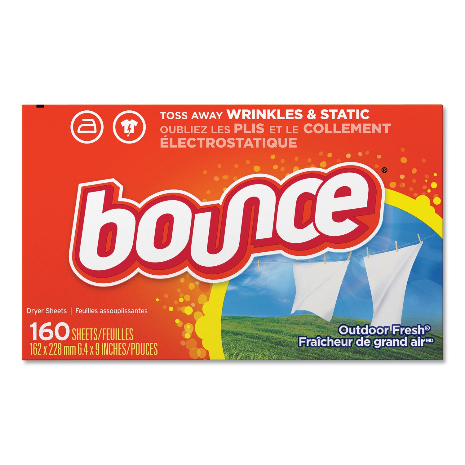 Bounce Dryer Sheets, Sold as 1 Box, 160 Each per Box