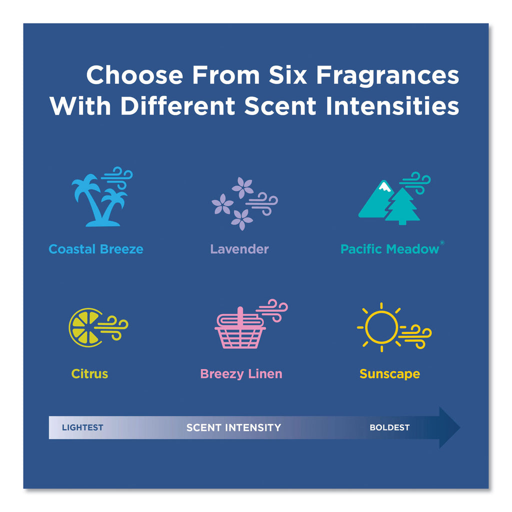 ActiveAire Powered Whole-Room Freshener Dispenser Refills - Coastal Breeze - 30 Day - 12 / Carton - Odor Neutralizer