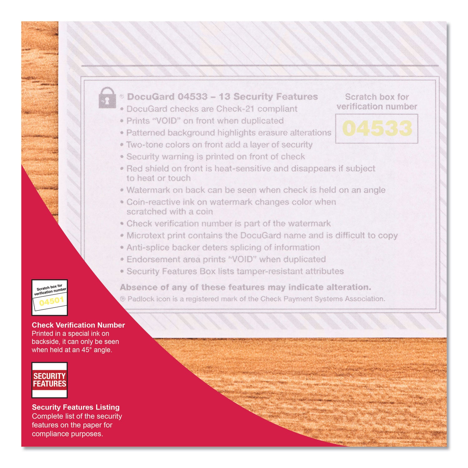 Premier Prismatic Check, 13 Features, 8.5 x 11, Blue/Green Prismatic, 500/Ream - 