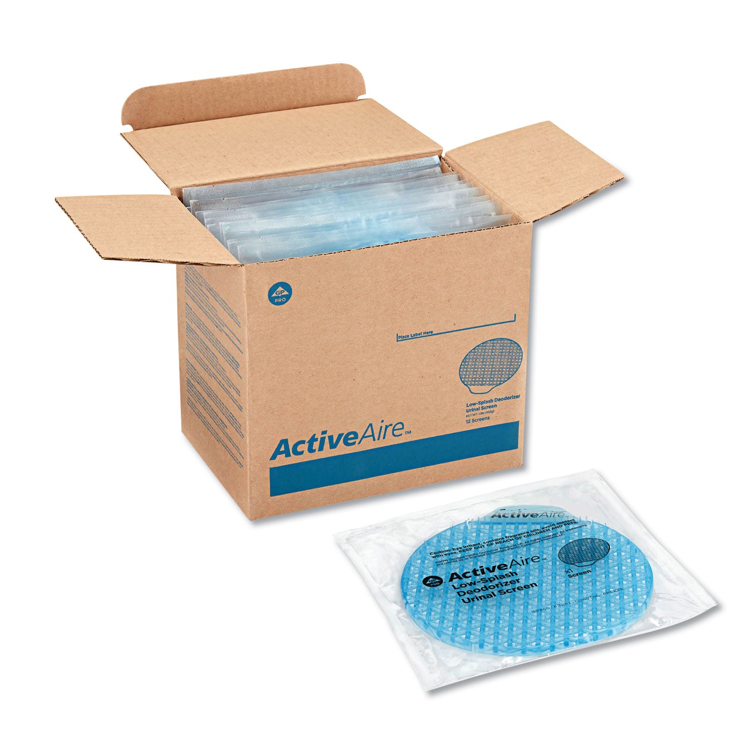 activeaire-deodorizer-urinal-screen-with-side-tab-coastal-breeze-scent-blue-12-carton_gpc48260 - 1