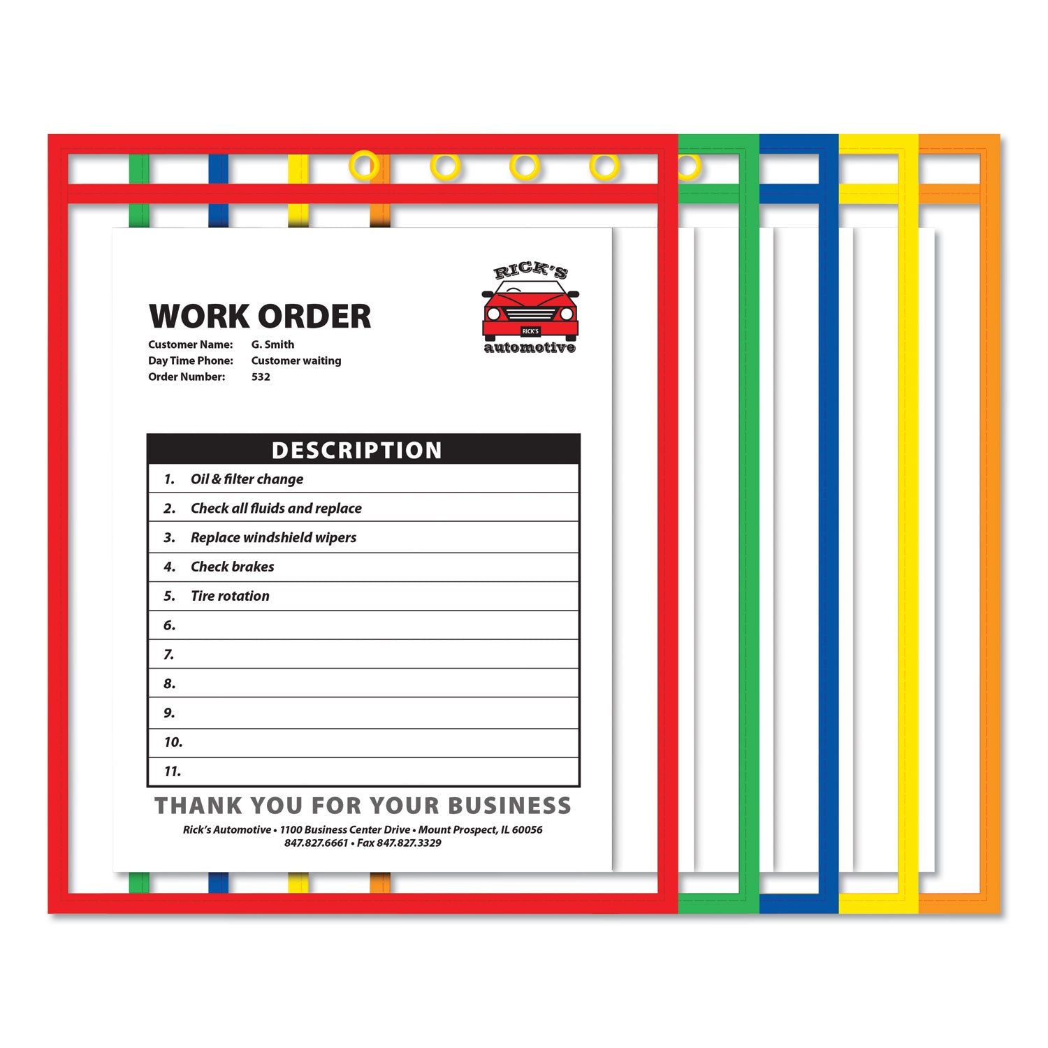 stitched-shop-ticket-holders-neon-assorted-5-colors-75-9-x-12-10-pack_cli43920 - 3