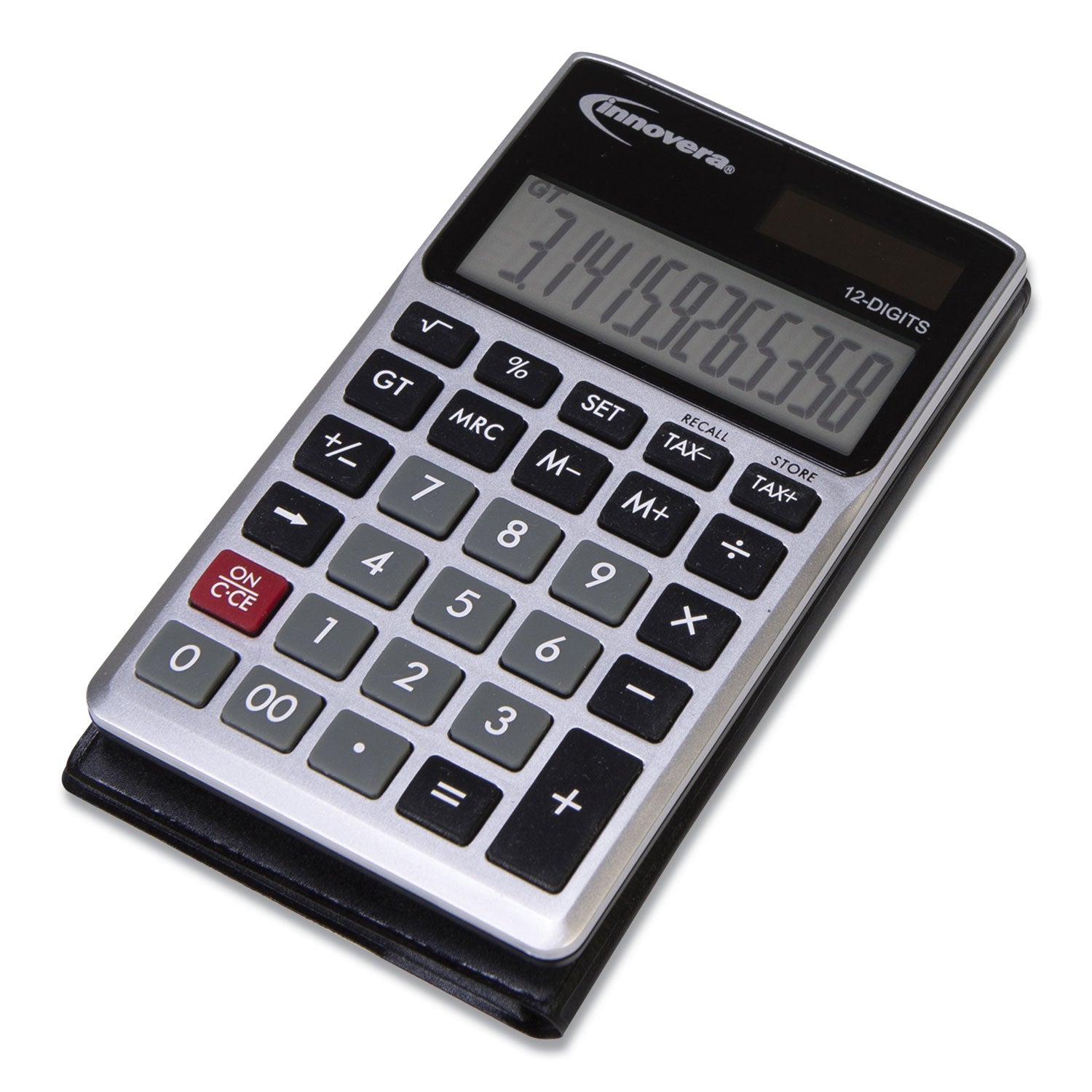 15922 Pocket Calculator, 12-Digit LCD - 