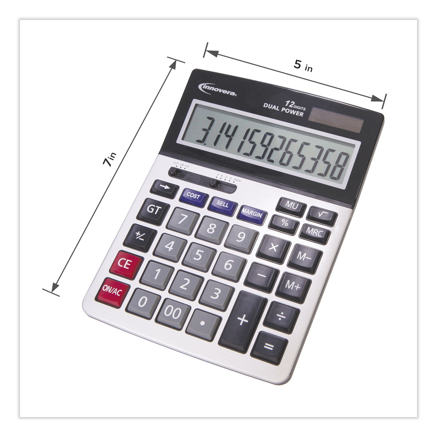 15968 Profit Analyzer Calculator, 12-Digit LCD - 