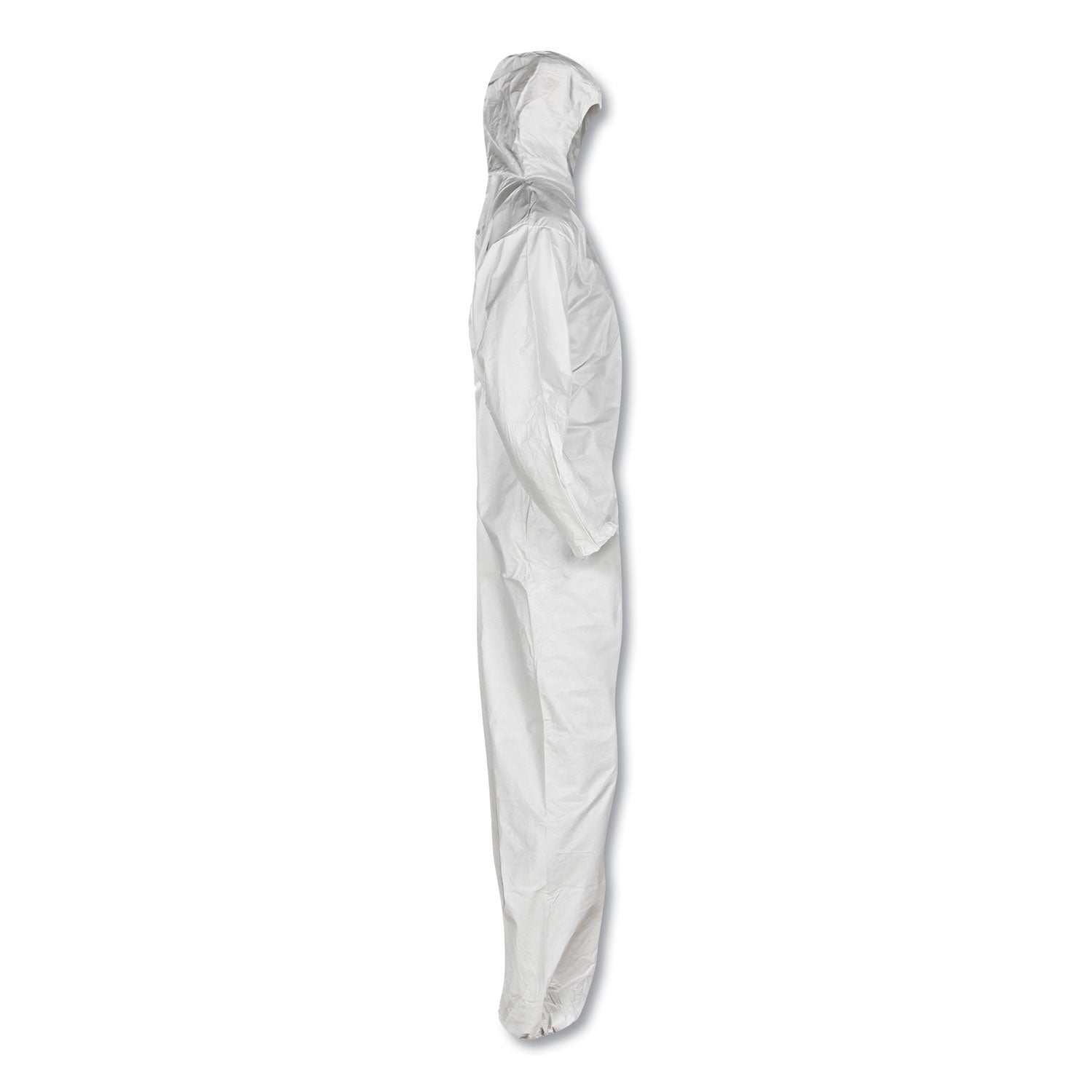 A20 Breathable Particle Protection Coveralls, Zipper Front, Large, White - 5