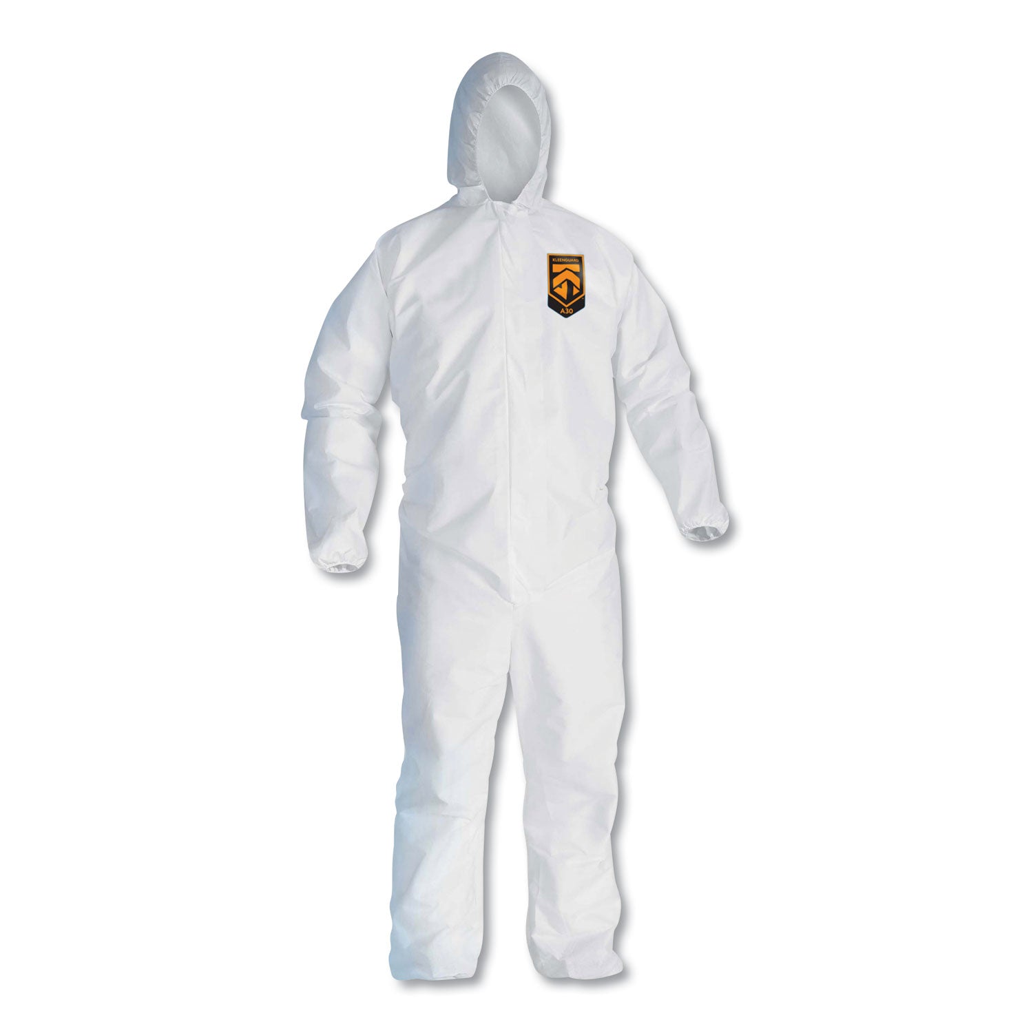 a30-elastic-back-and-cuff-hooded-coveralls-2x-large-white-25-carton_kcc46115 - 1