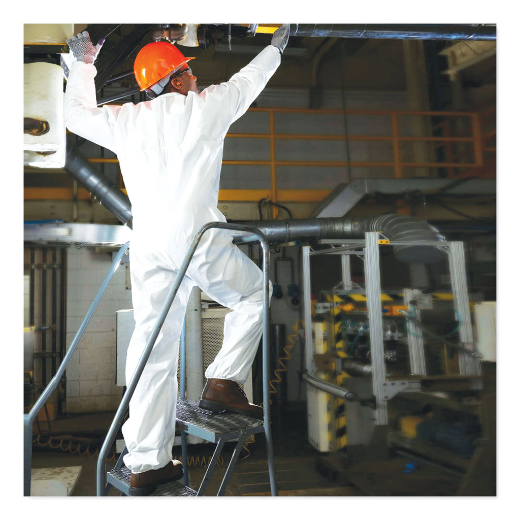 A20 Breathable Particle Protection Coveralls, Zip Closure, 2X-Large, White