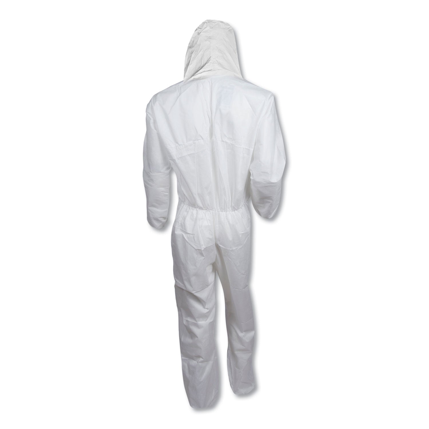 A20 Breathable Particle Protection Coveralls, Zipper Front, Large, White - 6