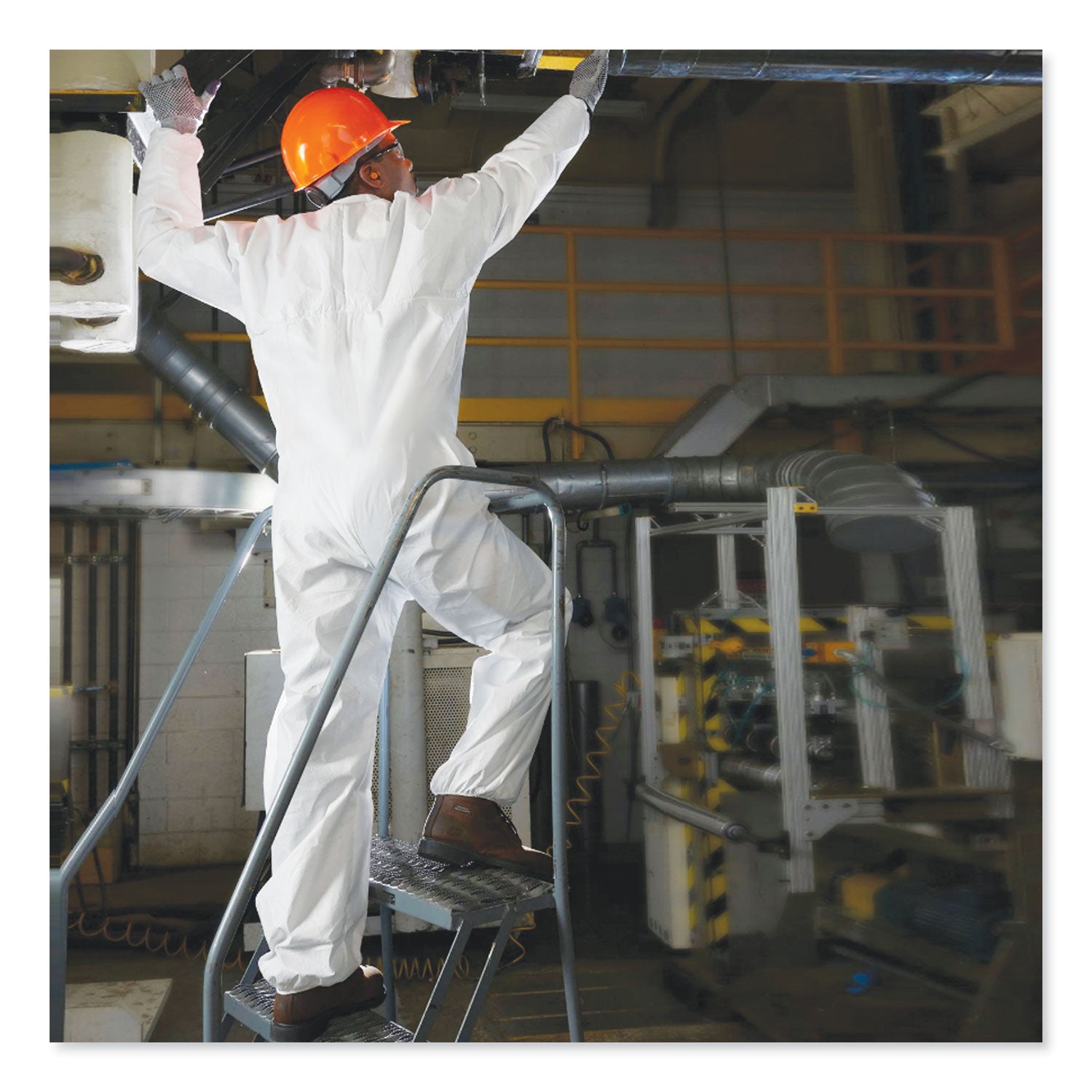 A20 Breathable Particle Protection Coveralls, Zip Closure, X-Large, White