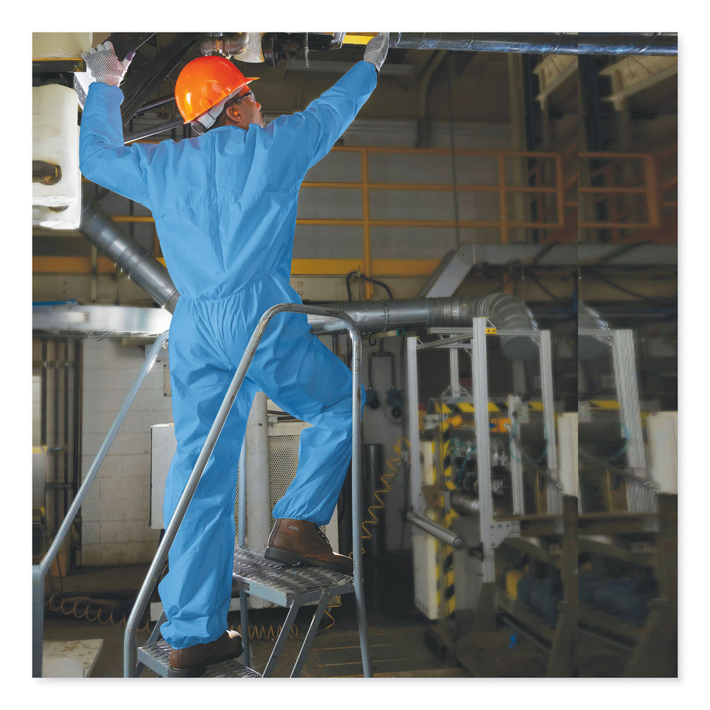 A20 Breathable Particle Protection Coveralls, Medium, Blue, 24/Carton