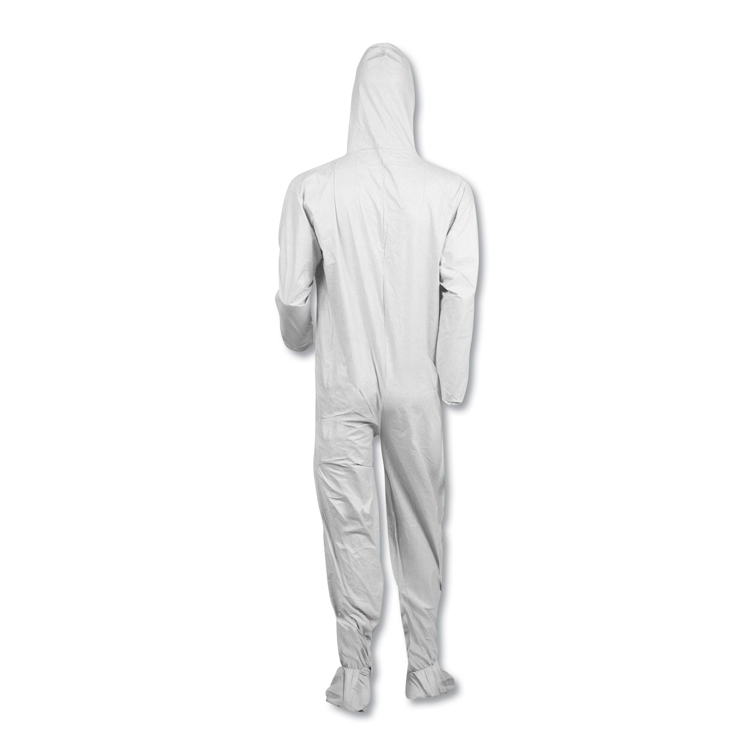 A40 Elastic-Cuff, Ankle, Hood and Boot Coveralls, 2X-Large, White, 25/Carton - 
