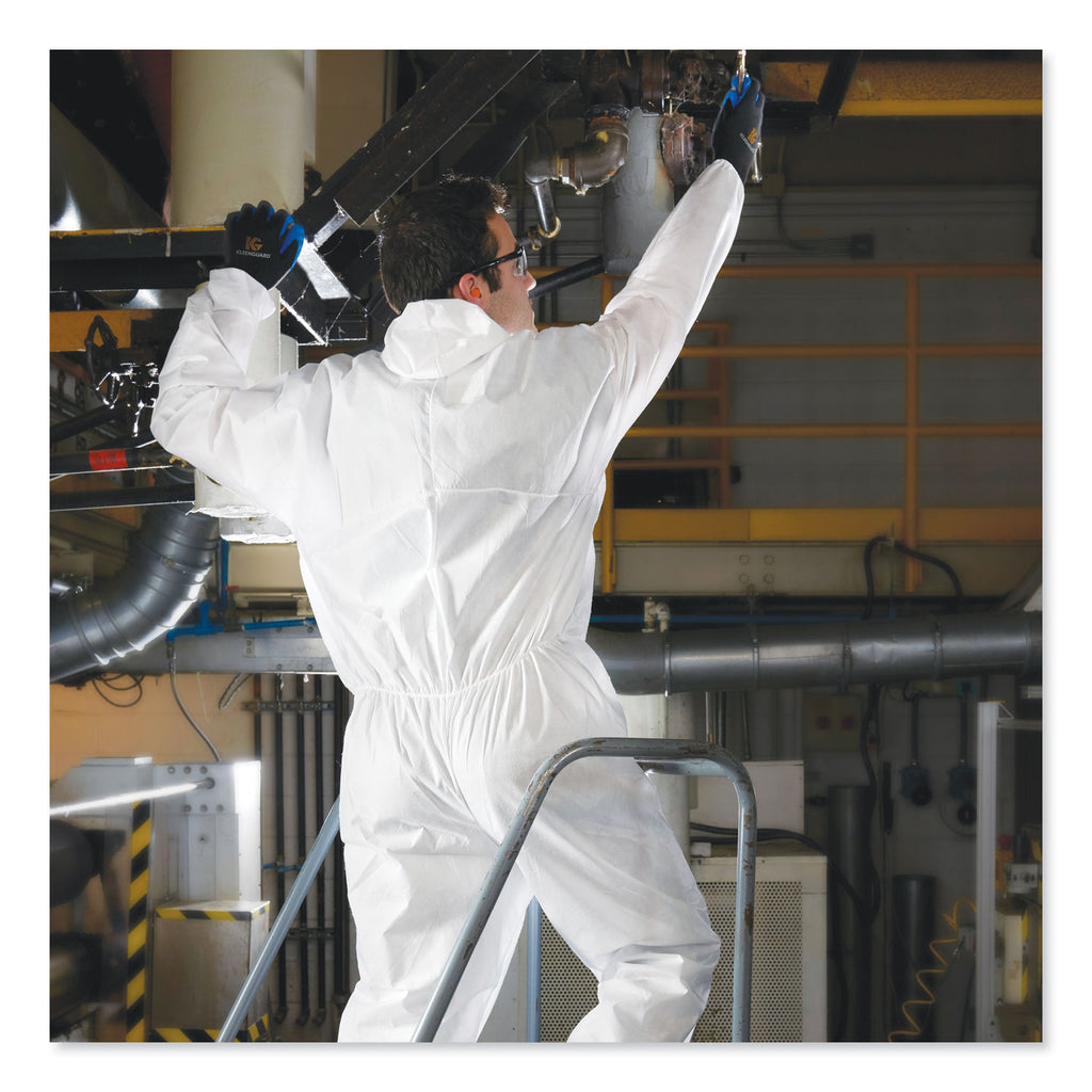 A20 Breathable Particle Protection Coveralls, Zip Closure, 3X-Large, White