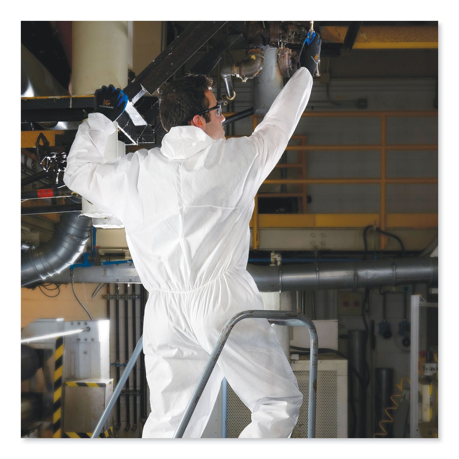 A20 Breathable Particle Protection Coveralls, Zip Closure, 3X-Large, White