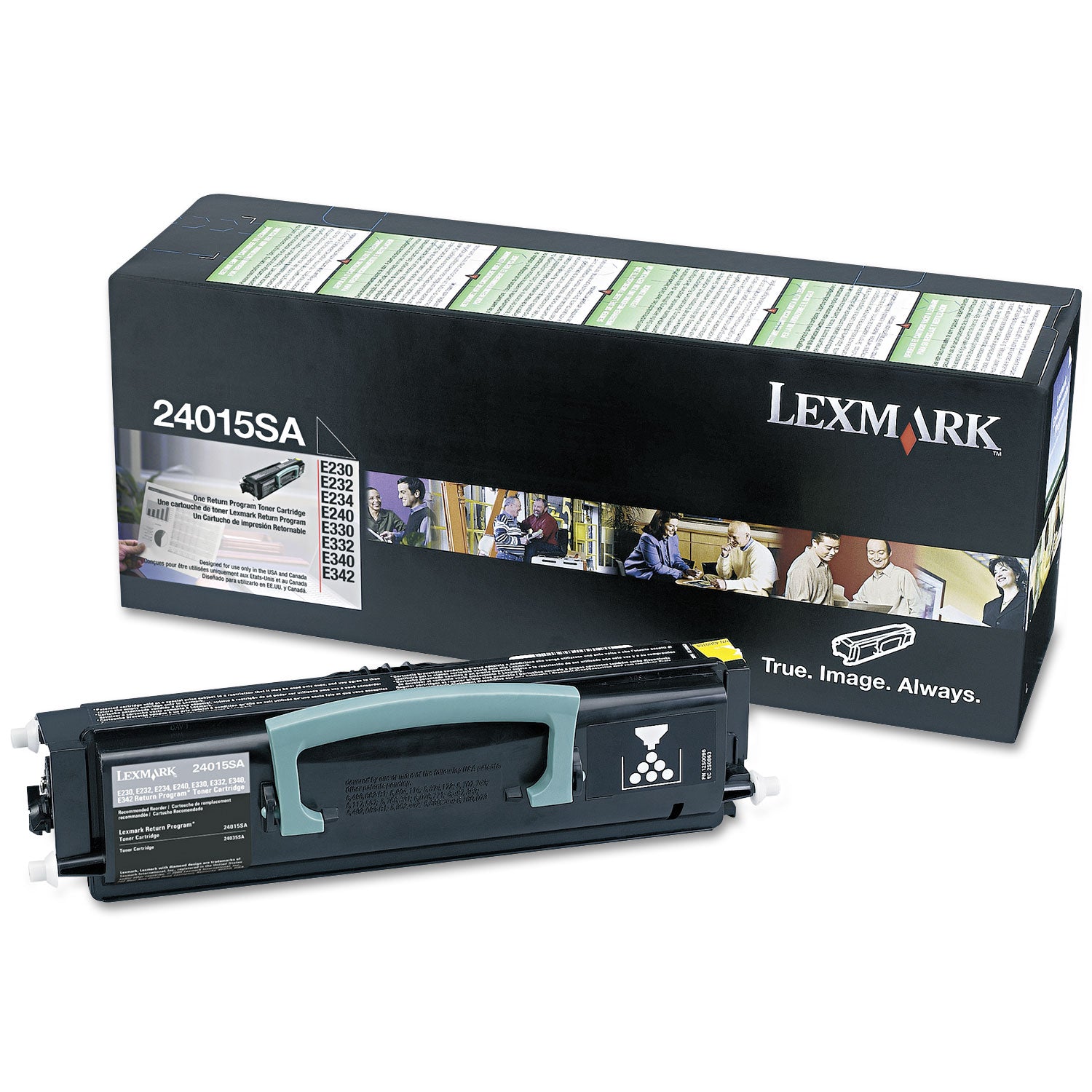 24015SA Return Program Toner, 2,500 Page-Yield, Black - 