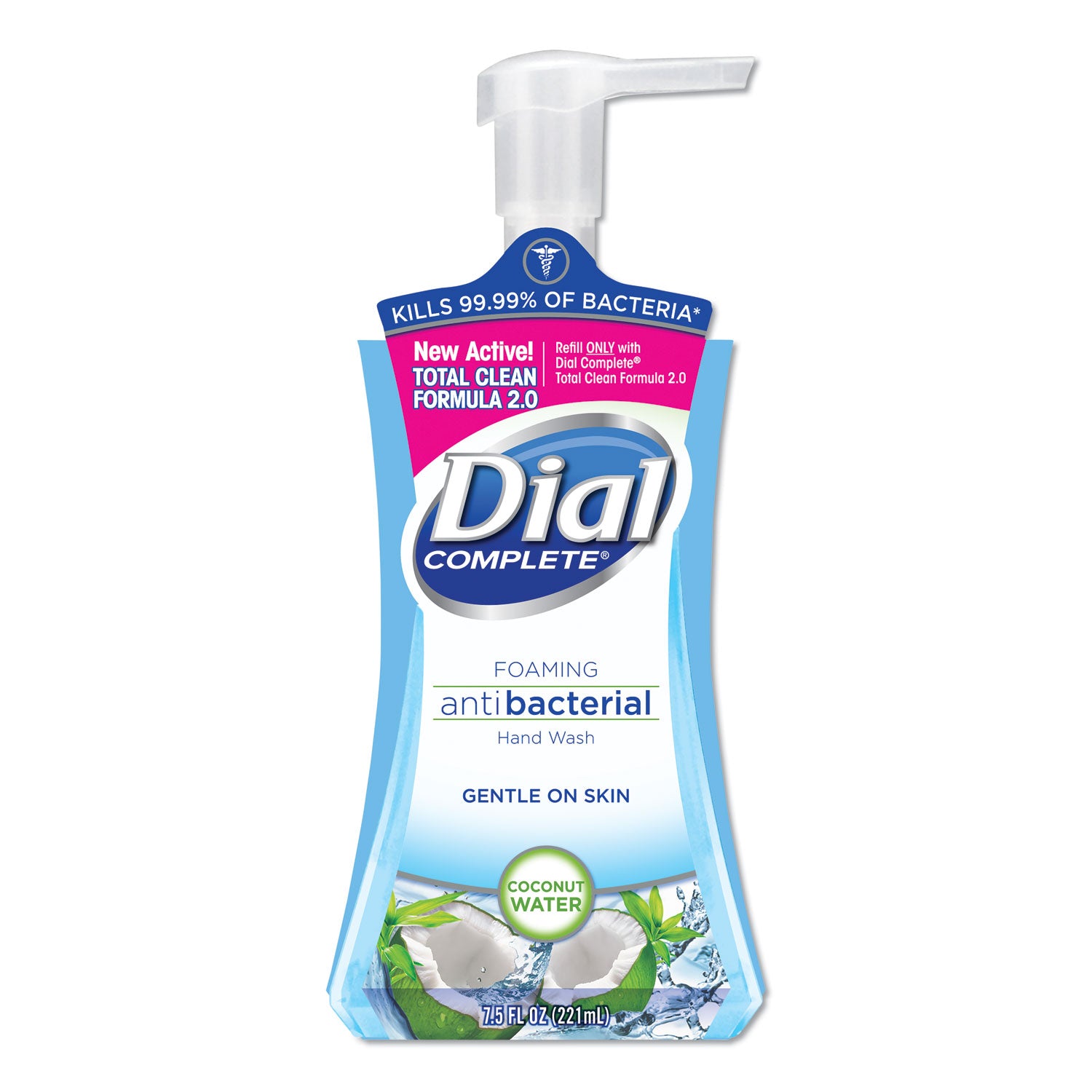 antibacterial-foaming-hand-wash-coconut-water-75-oz-pump-bottle_dia09316 - 1