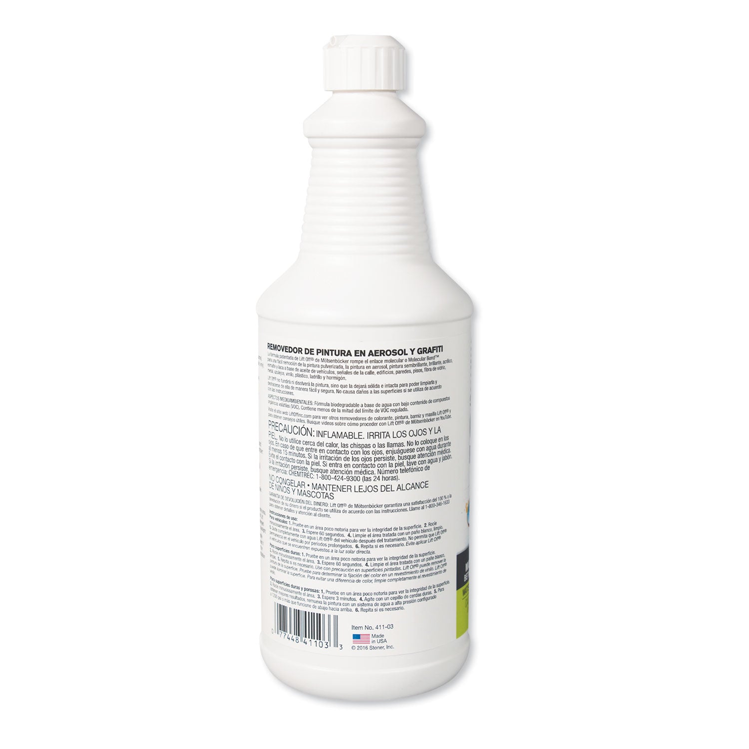 4 Spray Paint Graffiti Remover, 32oz, Bottle, 6/Carton
