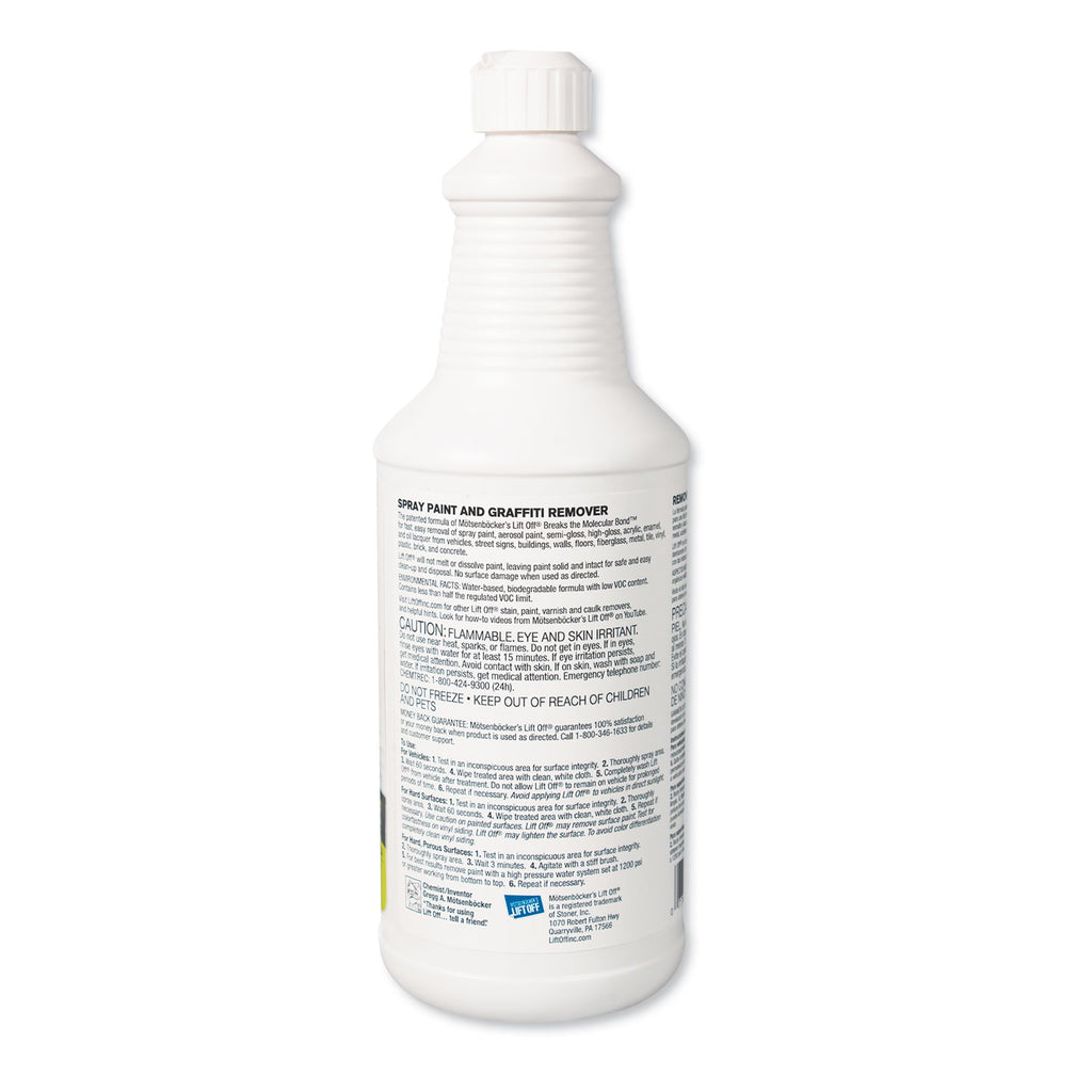 4 Spray Paint Graffiti Remover, 32oz, Bottle, 6/Carton