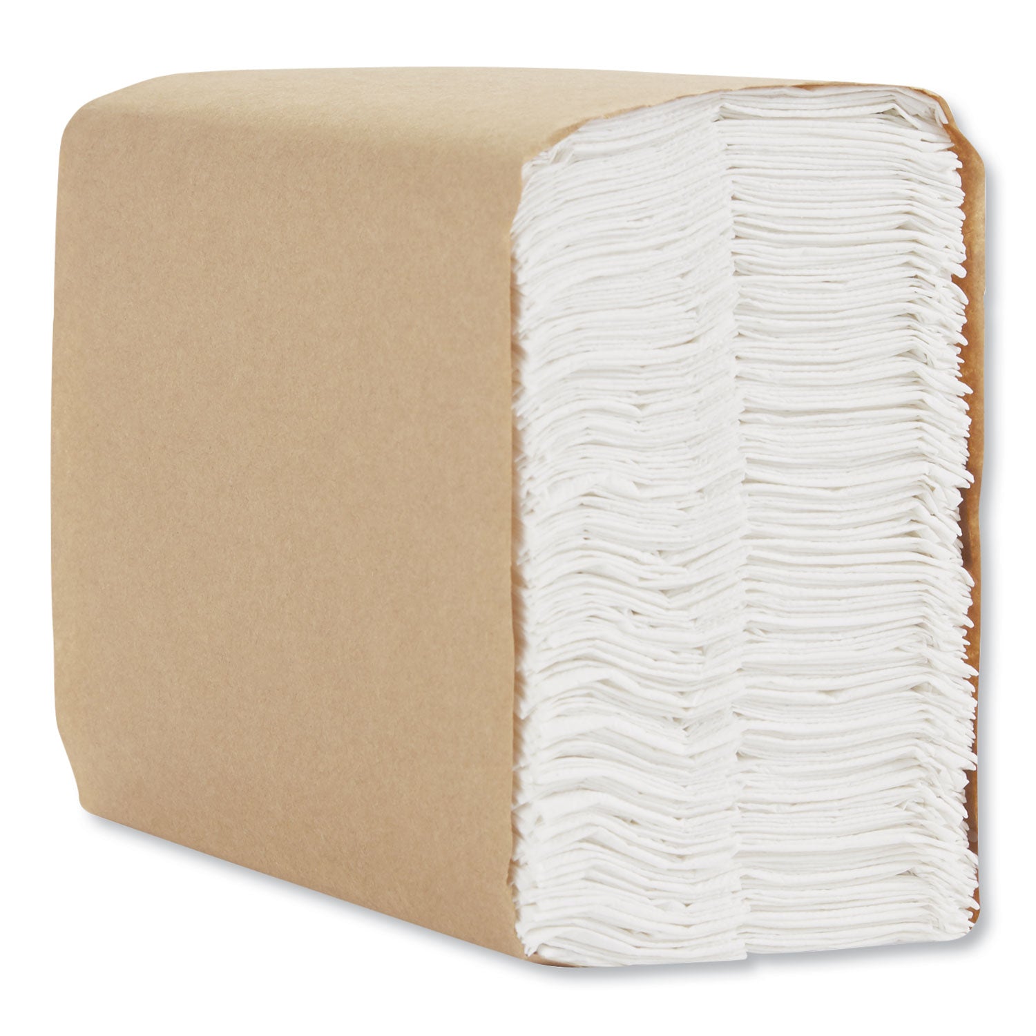 Tall Fold Dispenser Napkins, 1-Ply, 7 x 13 1/2, White, 10000/Carton - 