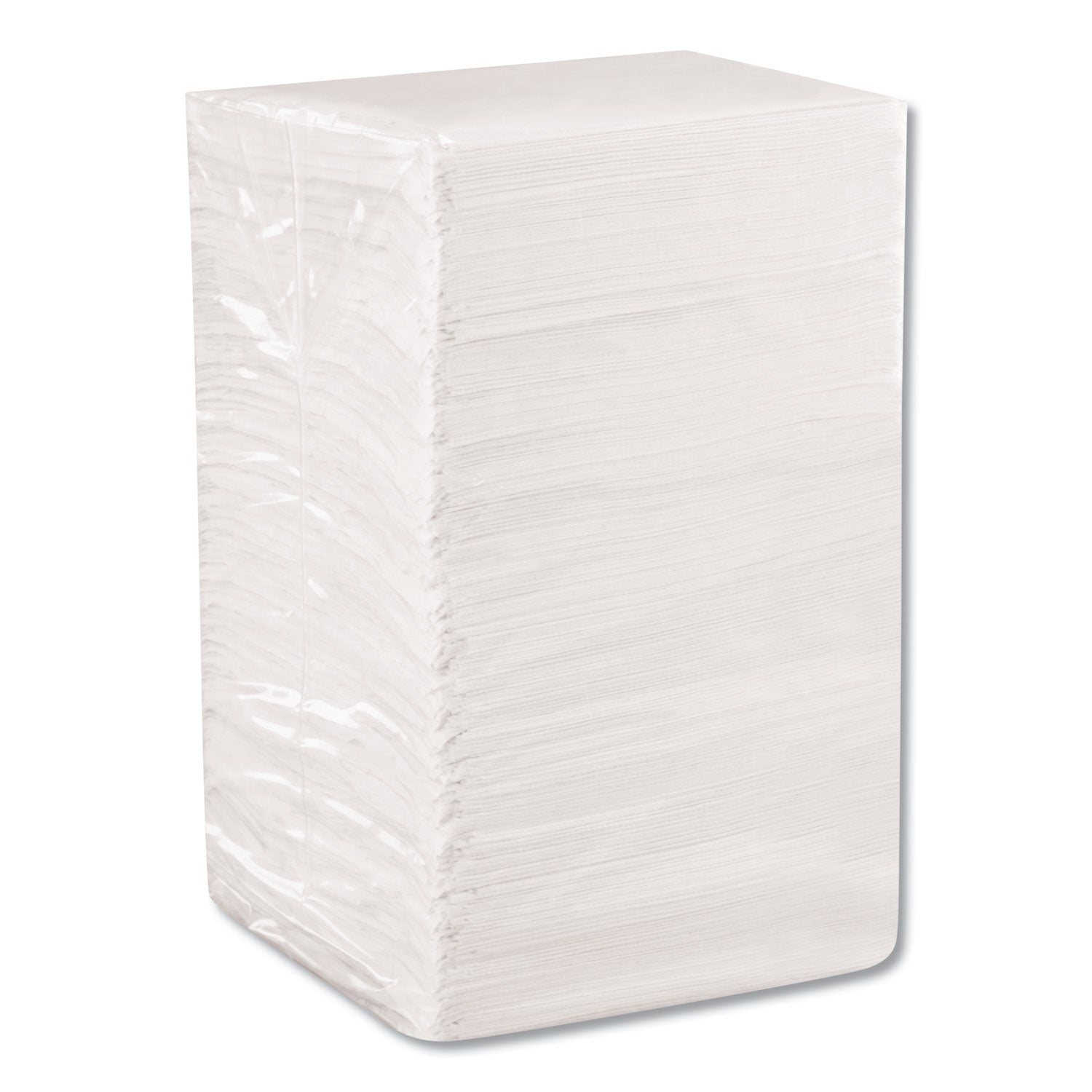 Beverage Napkins, Single-Ply, 9 1/2 x 9 1/2, White, 4000/Carton