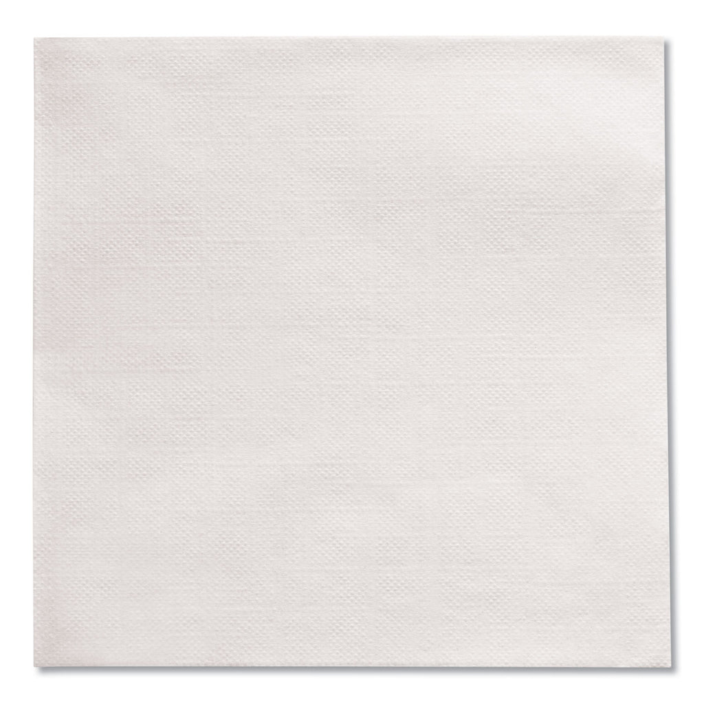 Beverage Napkins, Single-Ply, 9 1/2 x 9 1/2, White, 4000/Carton