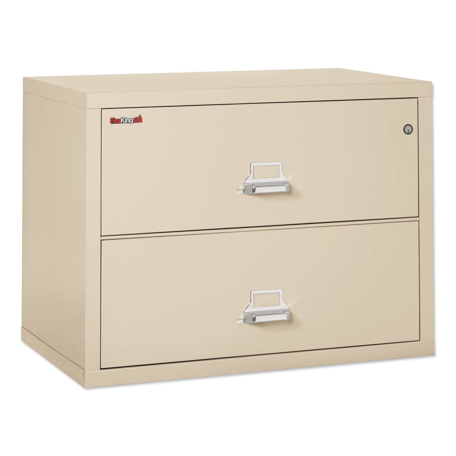 Insulated Lateral File, 2 Legal/Letter-Size File Drawers, Parchment, 37.5" x 22.13" x 27.75 - 3