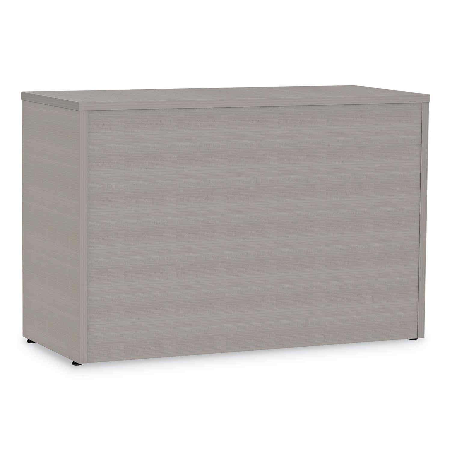 Urban 36" Credenza, Bottom Pedestal, 35.25w x 15.25d x 23.75h, Ash