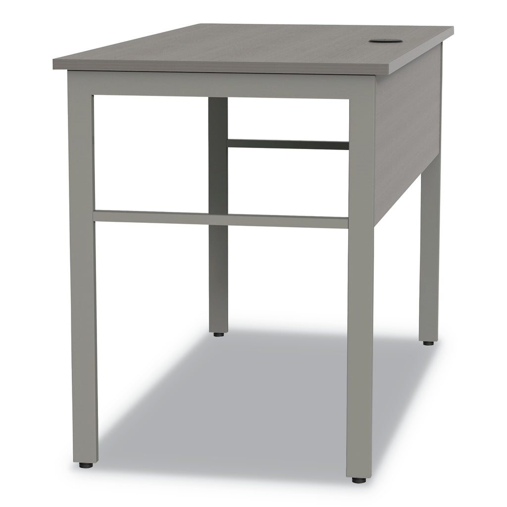 Urban Series Desk Workstation, 47.25" x 23.75" x 29.5", Ash