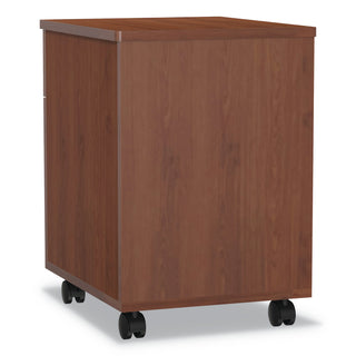 Trento Line Mobile Pedestal File, Left or Right, 2-Drawers: Box/File, Legal/Letter, Cherry, 16.5" x 19.75" x 23.63