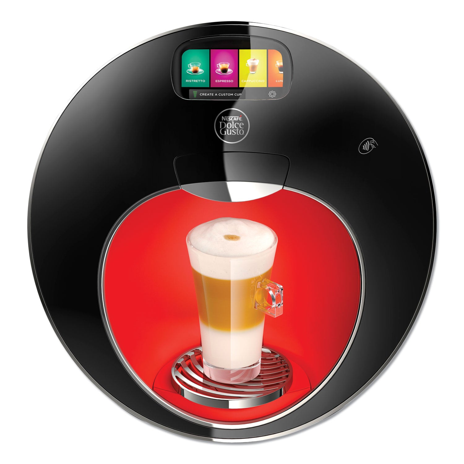 majesto-automatic-coffee-machine-black-red_nes98836 - 1