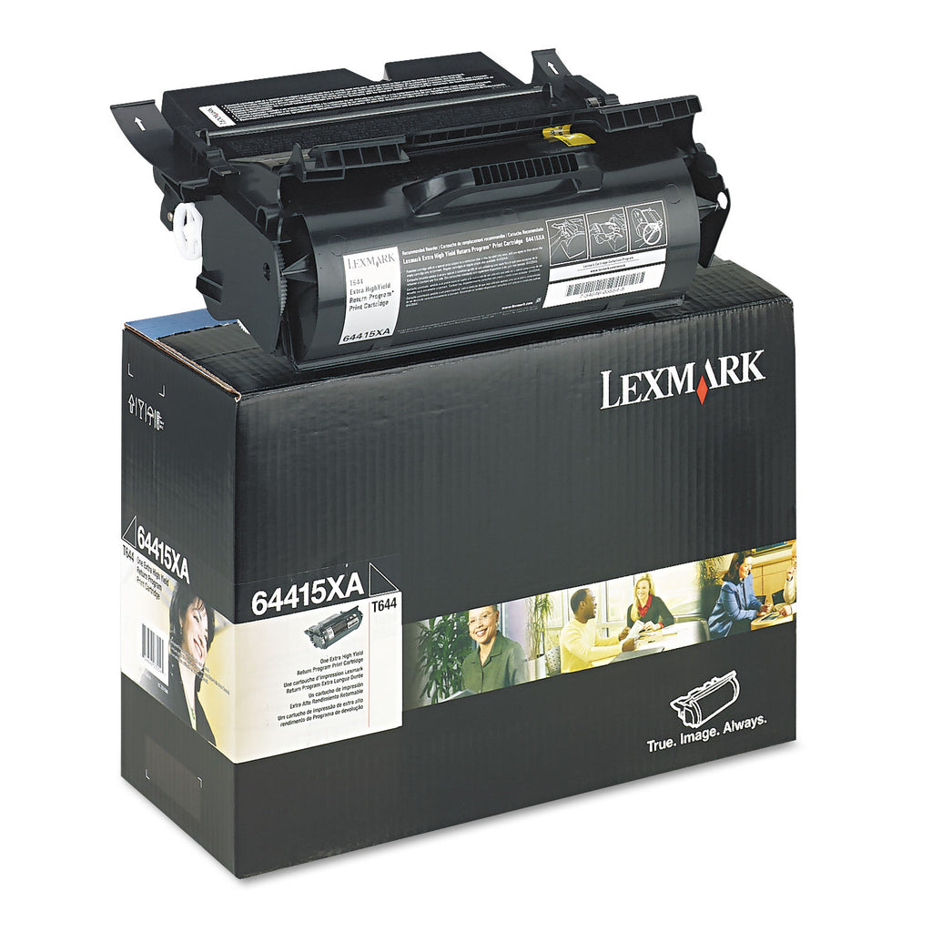 64415XA Return Program Extra High-Yield Toner, 32,000 Page-Yield, Black - 