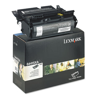 64415XA Return Program Extra High-Yield Toner, 32,000 Page-Yield, Black - 