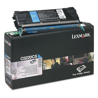 C5220CS Return Program Toner, 3,000 Page-Yield, Cyan