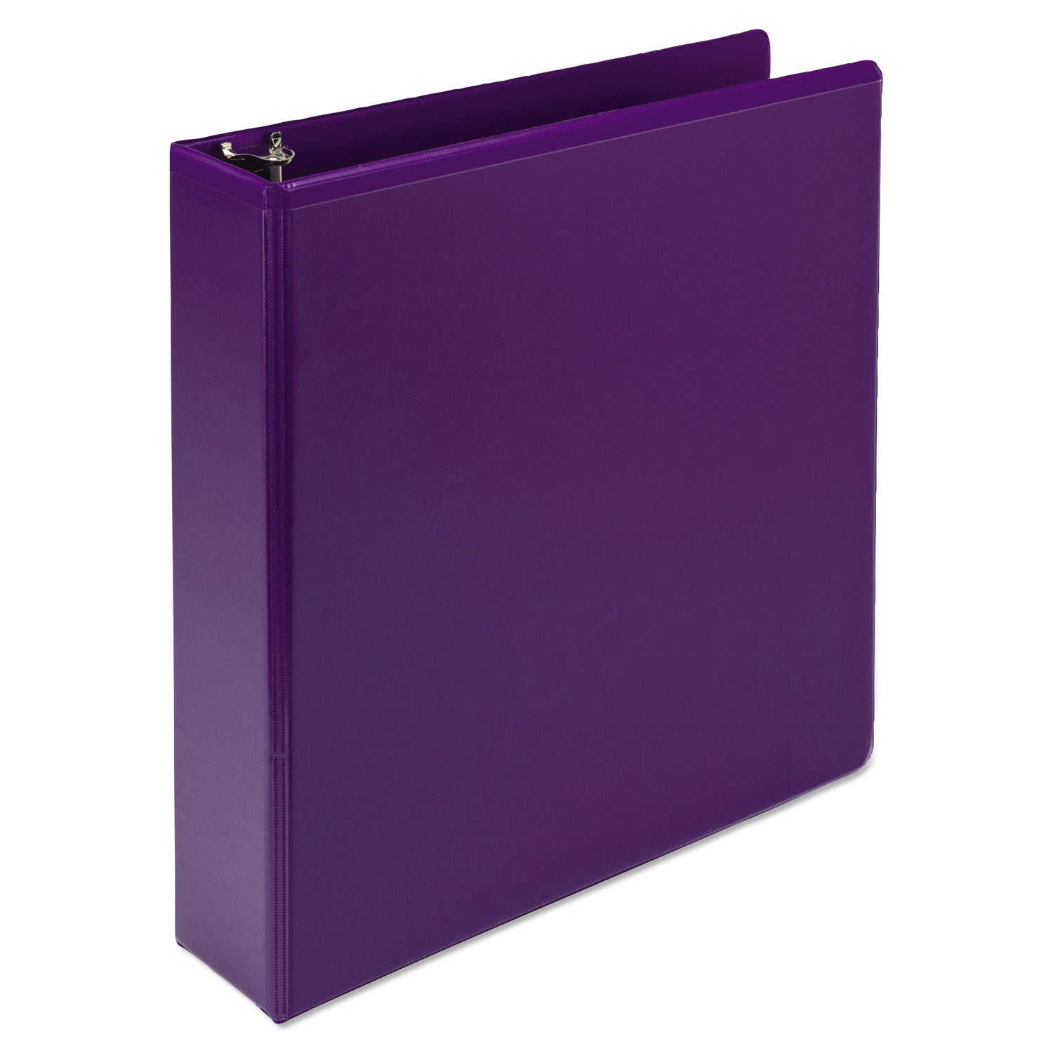 Earths Choice Plant-Based Durable Fashion View Binder, 3 Rings, 2" Capacity, 11 x 8.5, Purple, 2/Pack - 2