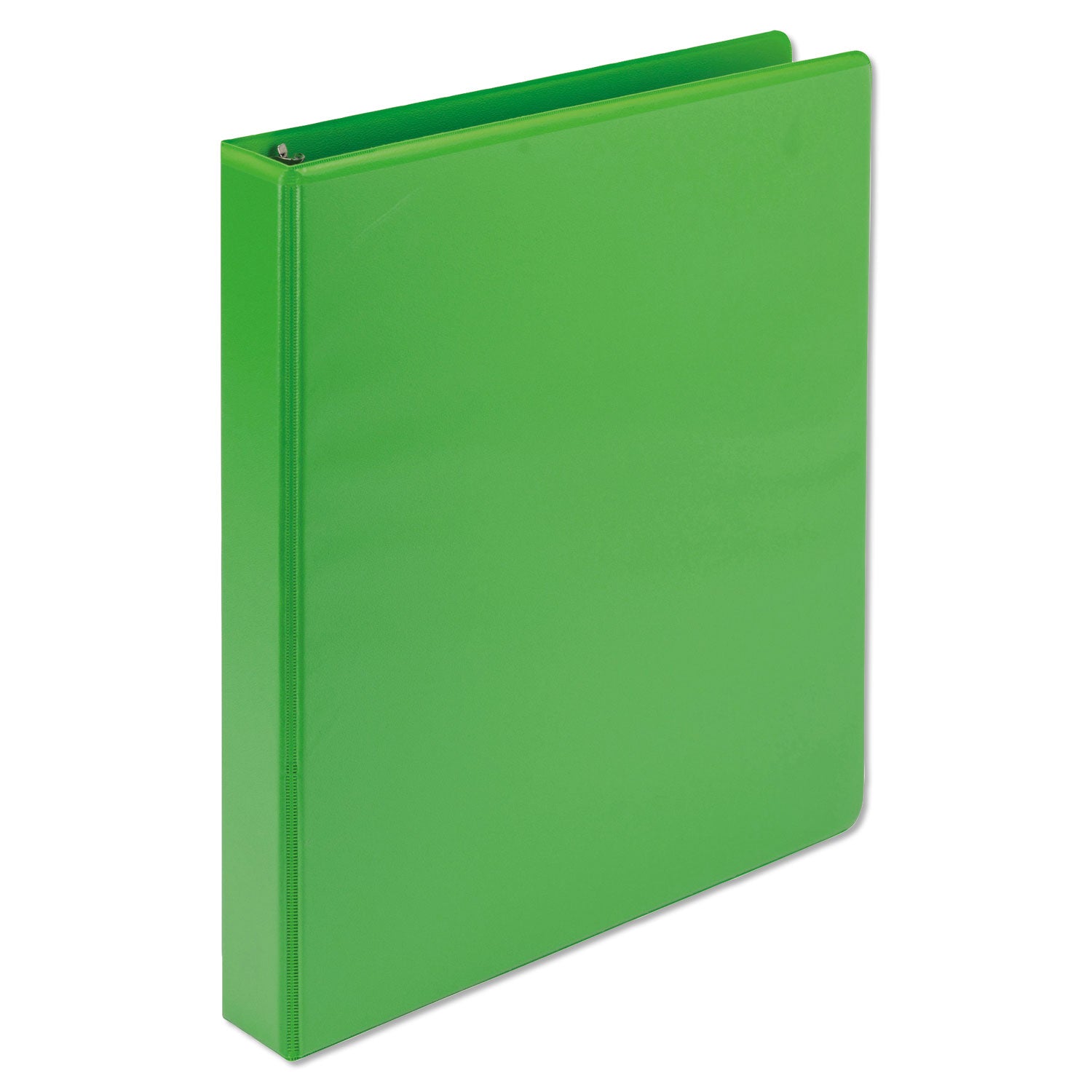 Earths Choice Plant-Based Durable Fashion View Binder, 3 Rings, 1" Capacity, 11 x 8.5, Lime, 2/Pack
