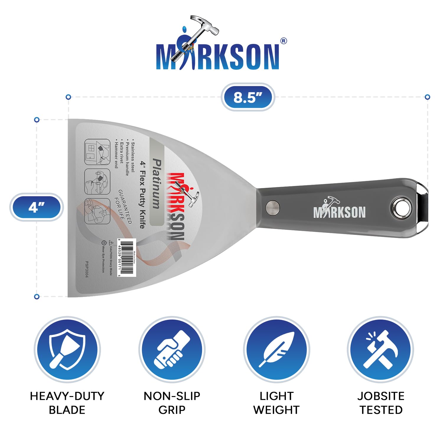 Platinum 4" SS Blade Flex Putty Knife