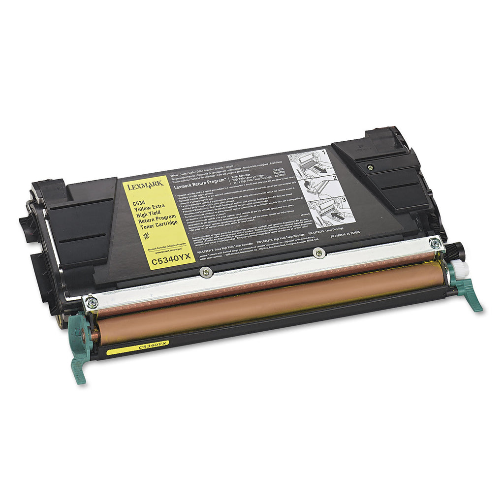 C5340YX Return Program High-Yield Toner, 7,000 Page-Yield, Yellow - 1