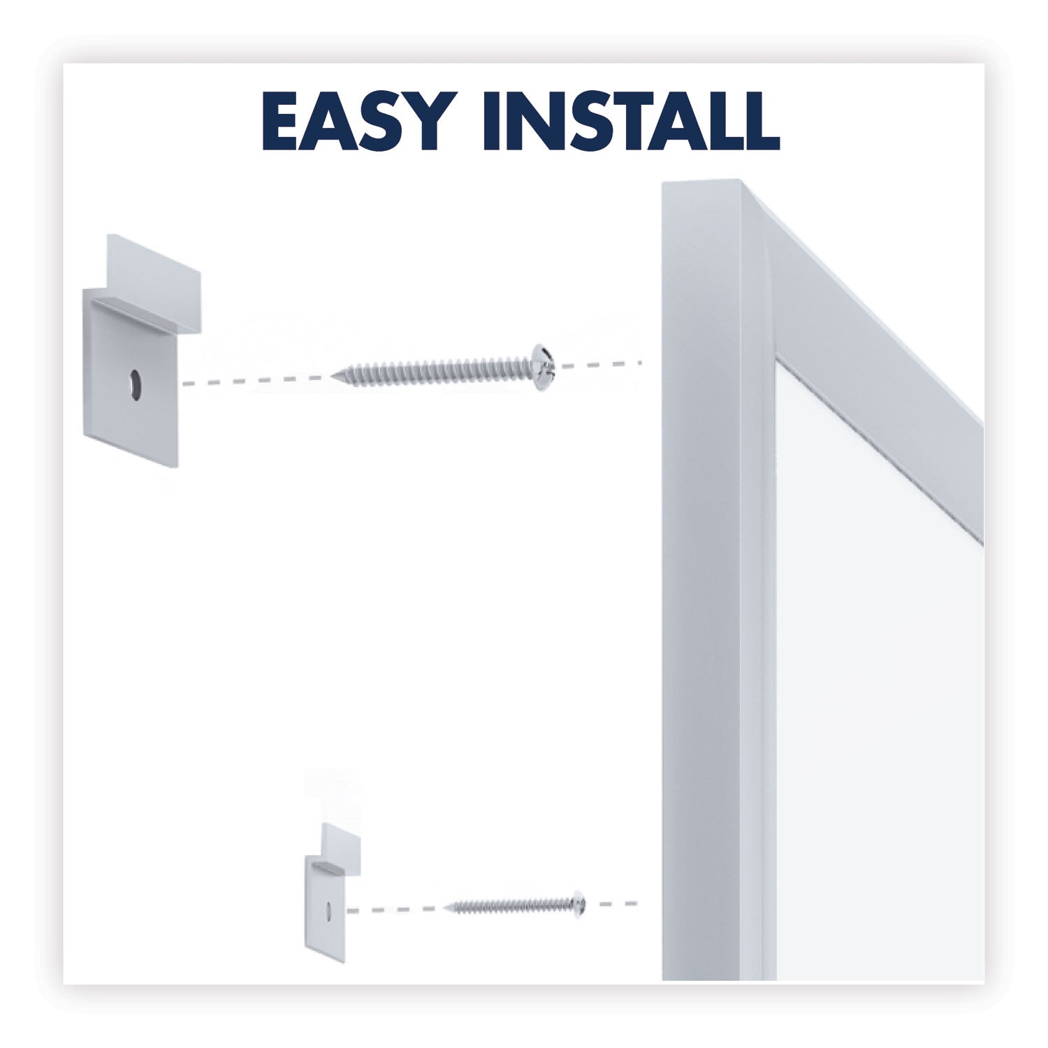 Classic Series Total Erase Dry Erase Boards, 36 x 24, White Surface, Silver Anodized Aluminum Frame - 