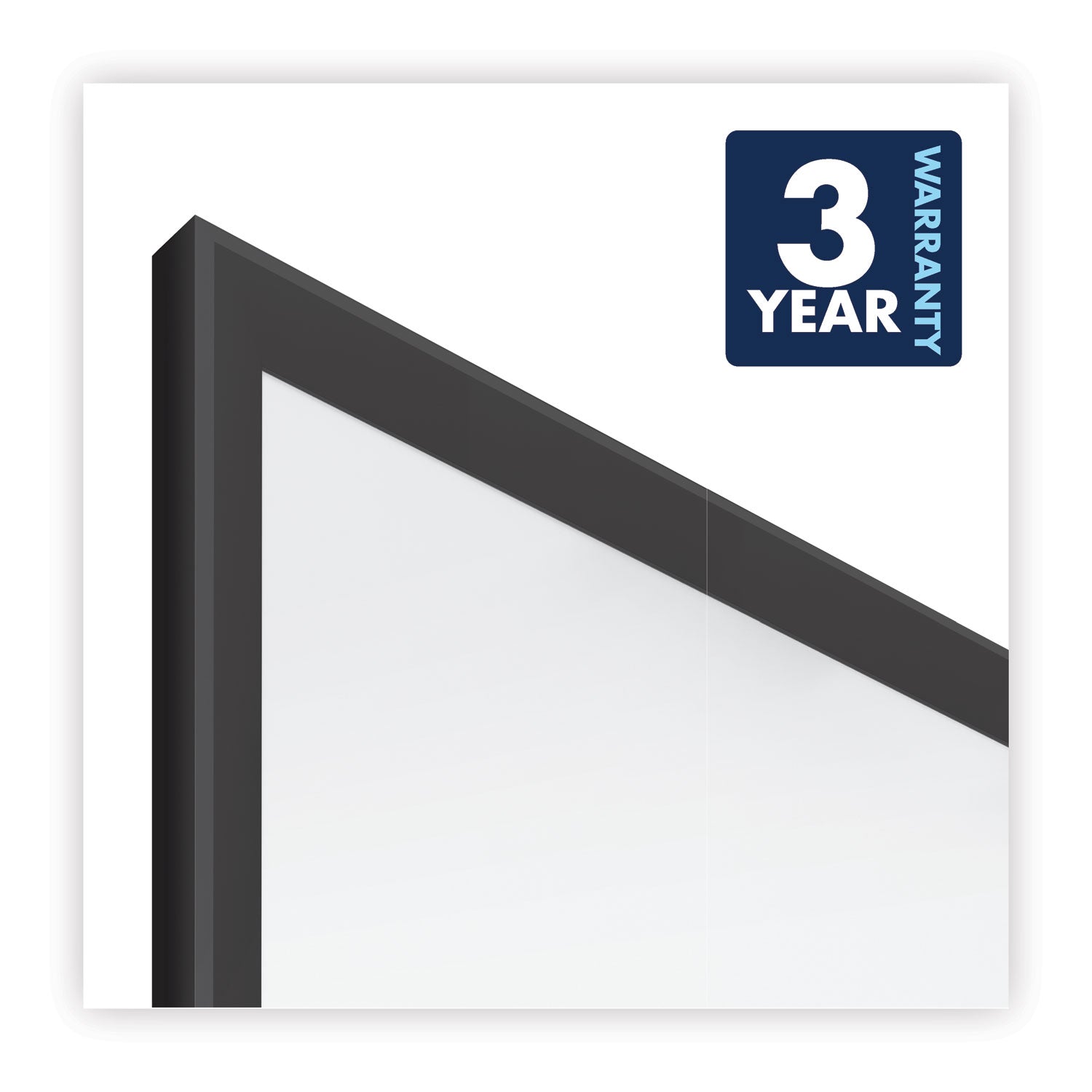 Classic Series Total Erase Dry Erase Boards, 72 x 48, White Surface, Black Aluminum Frame - 