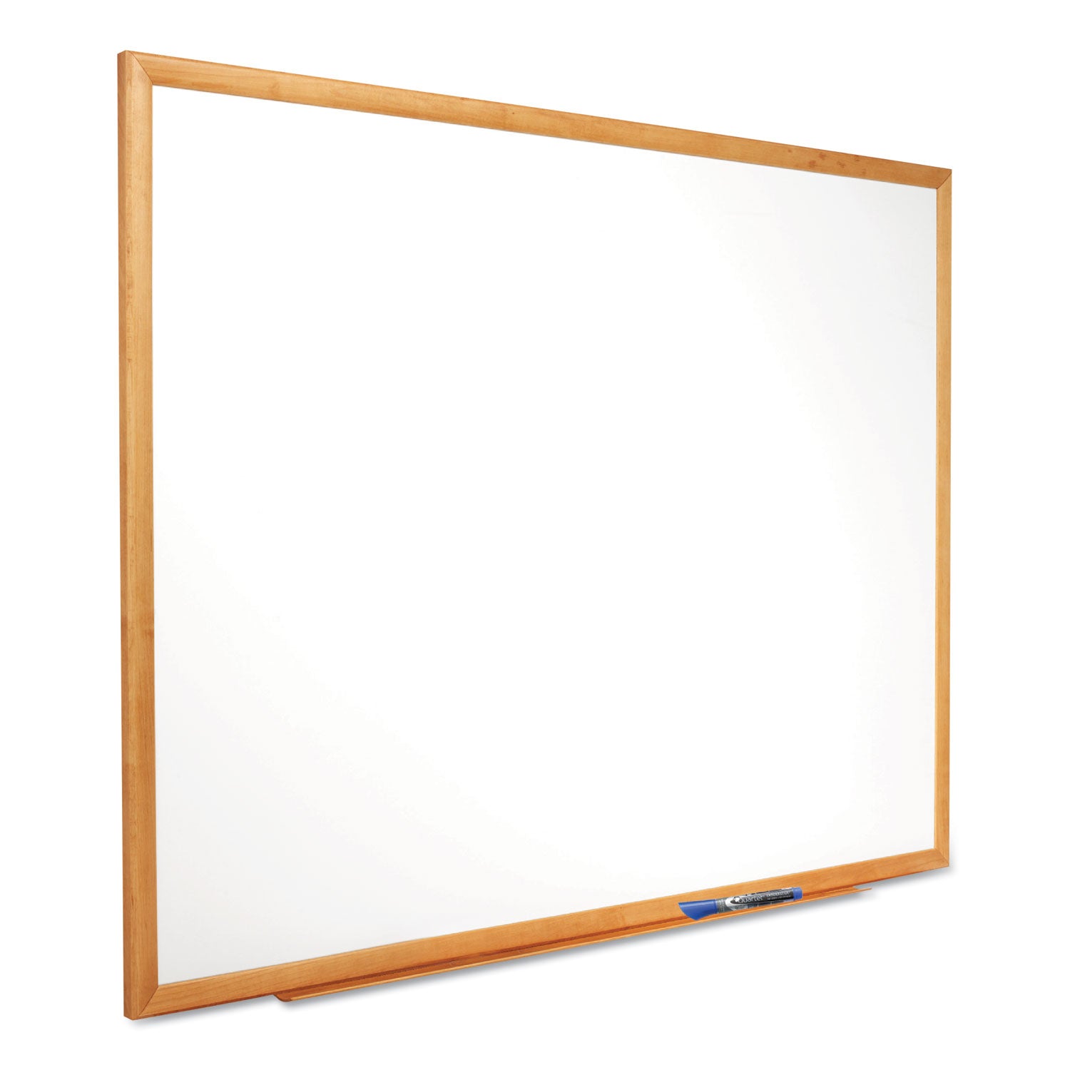 Classic Series Total Erase Dry Erase Boards, 36 x 24, White Surface, Oak Fiberboard Frame - 