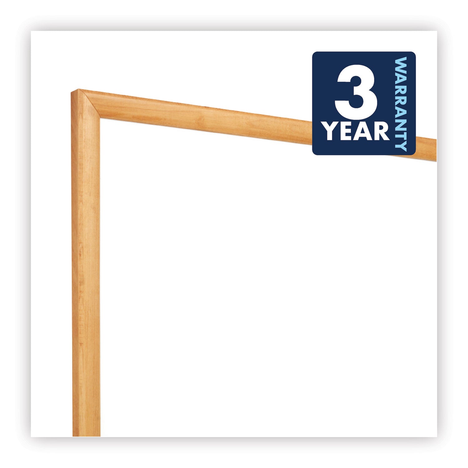 Classic Series Total Erase Dry Erase Boards, 96 x 48, White Surface, Oak Fiberboard Frame - 