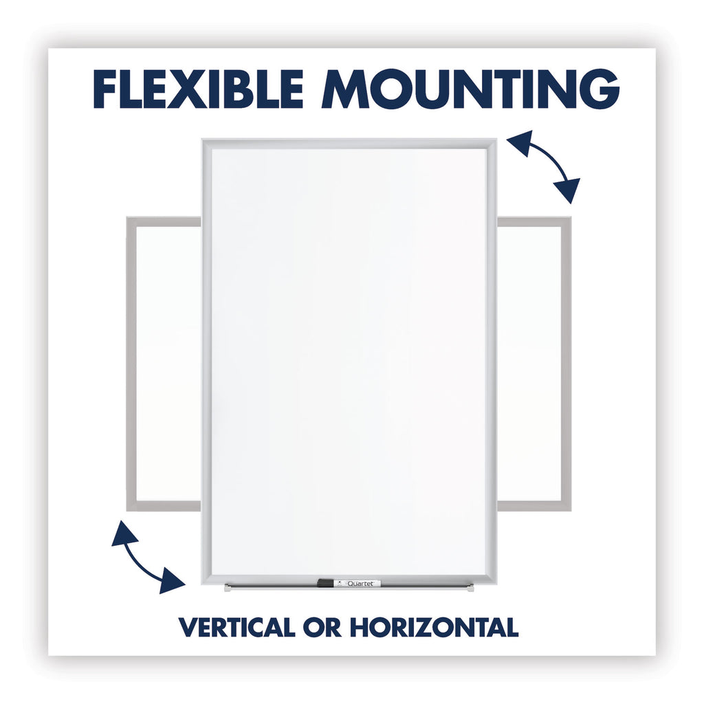 Classic Series Total Erase Dry Erase Boards, 36 x 24, White Surface, Silver Anodized Aluminum Frame - 